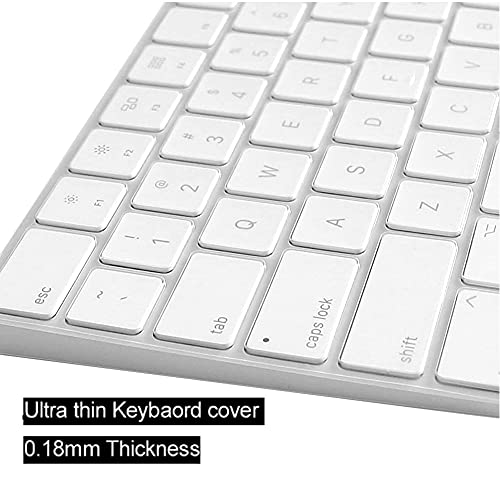 Keyboard Skin for Magic Keyboard A2520 with Numeric Keypad Touch ID | Keyboard Protector Cover for 2021 Magic Keyboard with Numeric Keypad Touch ID - color: 2021 Magic Keyboard with Numeric Keypad (Touch ID)