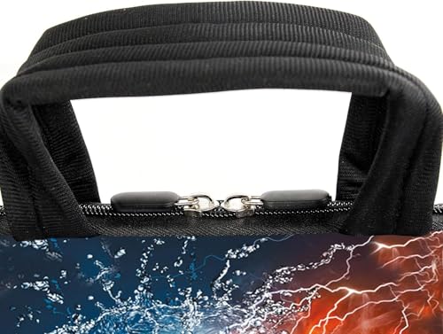 13" laptop bag laptop sleeve chromebook case adjustable shoulder strap with handle accessory pocket for men women (RYD-13-7) - color: Ryd-13-7