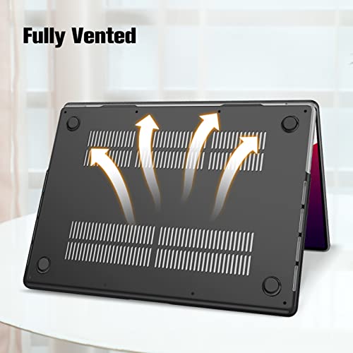 Fintie Hard Shell Case for MacBook Pro 16 Inch, Crystal Black | A3428 A3429 A3403 A3186 A2991 A2780 A2485(2021-2026), M5/M4/M3/M2/M1 Chip - color: Crystal Black, size: Pro 16 Inch