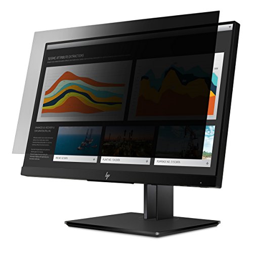 Targus 4Vu Privacy Screen Filter for HP Elite Display E273 and HP Z27N G2 (16:9 Ratio) Monitor, Landscape/Portrait View, Blue Light Filter to Protect Eye Strain (AST038GLZ) - style: HP Elite Display E273 and HP Z27N G2 (16:9 Ratio)