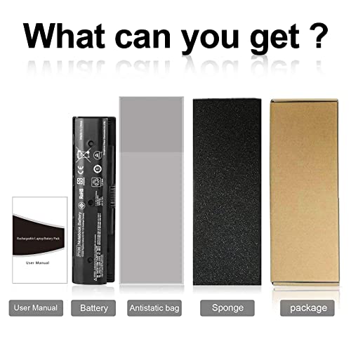TSKYBEAR P106 PI06 PI09 P109 710416-001 710417-001 Notebook Battery Compatible with HP Envy,Envy TouchSmart,Pavilion,Pavilion TouchSmart 14 15 17 Series Laptop Battery Hstnn-Lb4N Hstnn-Lb40 Hstnn-Yb4N - size: PI06