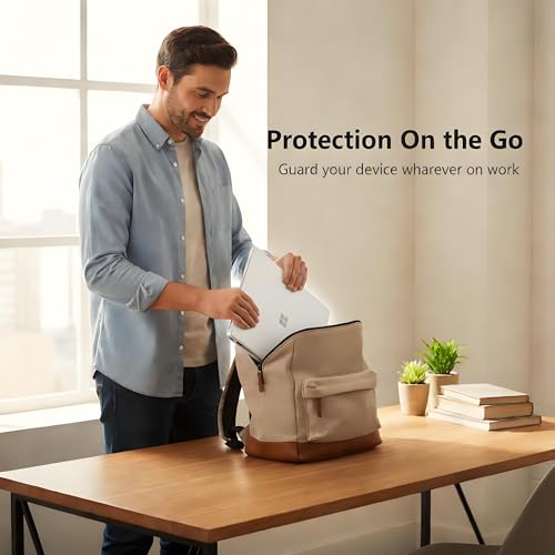 Se7enline Case for 2025 Microsoft Surface Laptop Windows 11 Copilot+ PC Surface Laptop 13 Inch Touchscreen Display Cover Fits Model 2095, with Keyboard Cover,Frosted Transparent - color: Frosted Transparent, size: 13 inch
