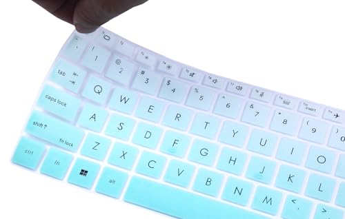 Keyboard Skin Cover Compatible with HP EliteBook 840 845 G9 G10 14" & HP EliteBook 830 835 G9 G10 13.3 inch Laptop, HP Keyboard Accessories (Not fit 840 845 1040 G8 G7 G6 G5 G4 G3) - Gradient Mint - color: Gradient Mint