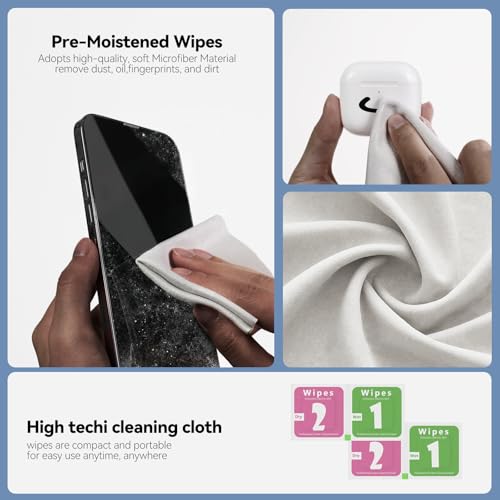 for Airpods Cleaner Kit,Bluetooth Earbuds 3 in 1 Multi-Function Cleaning Pen and Cleaning Putty,for Airpods Pro Phone Charging Port,Earbuds,Headphone, iPod,Case,iPhone,ipad,Laptop (White) - color: white