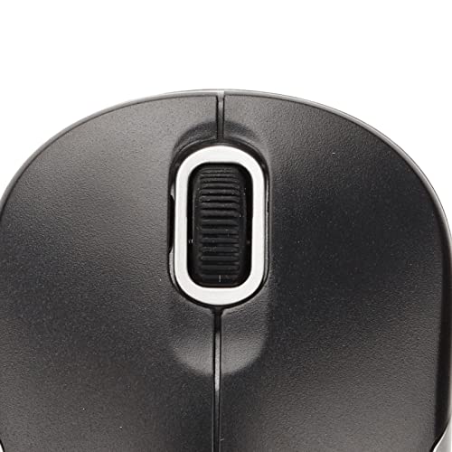 Numeric Keypad Mouse Combo, 2.4GHz Wireless Number Pad and Mouse ABS Material 22 Keys Ultra Slim USB Numeric Keypad and Mouse Combo for Laptop Desktop, PC, Pro,Notebook (Black)