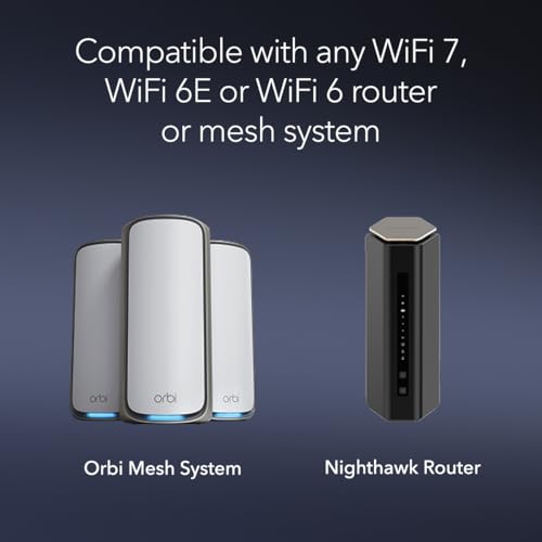 NETGEAR Nighthawk WiFi 7 USB 3.0 Adapter (A8500) – BE5000 Tri-Band Wireless Gigabit Speed (Up to 5.0 Gbps) – 6 GHz Band – Works with Any Router or Mesh System – for Windows 11 PC - style: WiFi 7, 5.0Gbps