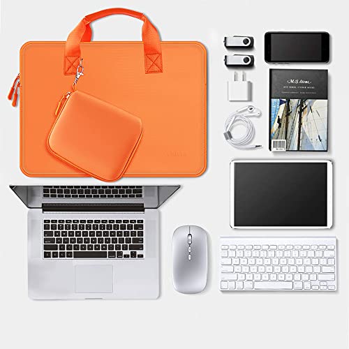 Hseok Laptop Sleeve 14 inch Case with Small Case, Compatible with MacBook Neo 14, MacBook Pro 14 M5/M4/M3/M2/M1, XPS 14 and Most 14 inch Notebooks, Neoprene Computer Handbag,O01G01 - color: O01g01, size: 14"