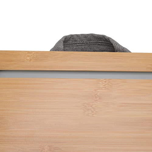 Lap Desk, Ergonomic Design 17 Inch Laptop Lap Desk, Soft and Stable Cushion, 42x27.5cm Small Size Portable Multifunctional Laptop Stand for Bed Sofa Couch