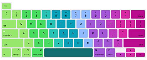 Se7enline for MacBook Pro 13 inch Case M2/M1 2026-2020 A2338,Rainbow | Hard Shell Laptop Case Washable Keyboard Cover Skin Anti-Scratch Anti-Drop Heat Dissipation Full Port Access Slim Lightweight - color: Rainbow