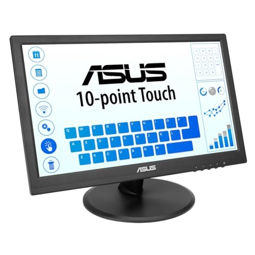 ASUS VT168HR 15.6" Full HD 1366X768 HDMI Back-lit LED Monitor, Black - style: 16" TN Touch