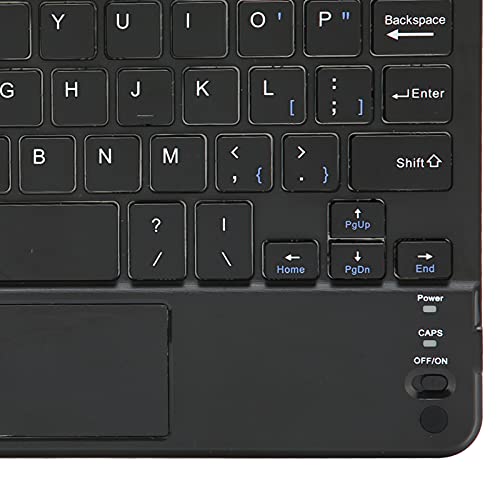 Wireless BT Keyboard, 7in Ultraslim Portable Aluminum Alloy Keyboard with Touchpad for