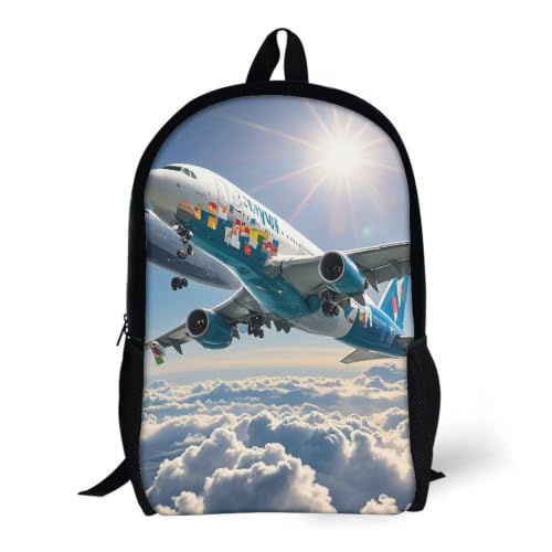 Laptop Backpack with Pocket, Large, Adjustable 17 Inch Bag, Waterproof | Airplane Computer Bag for Work, Breathable, Expandable Backpack for Women Men, Portable