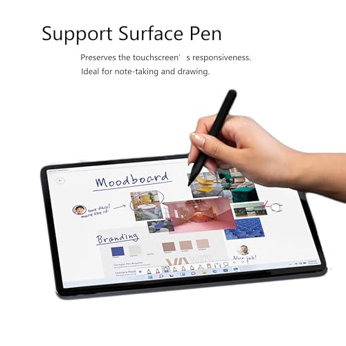 Megoo ArmorShield Screen Protector for Surface Laptop 8/ Laptop 7 13.8" | 9H Tempered Glass Protective Film, Scratch Resistant, Reinforced Protection, Anti-Fingerprint, 2 Pack - size: Surface Laptop 13.8"