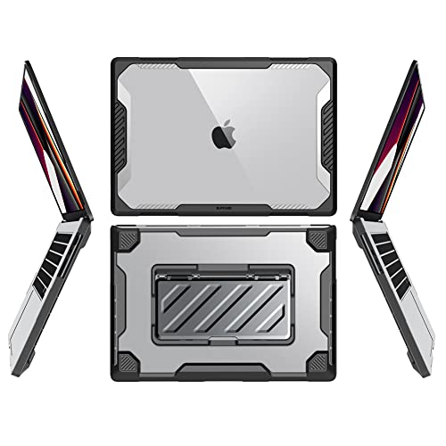 SUPCASE for MacBook Pro 16 Inch Case with Stand 2026-2021 (Unicorn Beetle Pro), M5/M4/M3/M2/M1 Pro/Max A3429 A3428 A3403 A3186 A2991 A2780 A2485 Heavy Duty Protective Cover for MacBook Pro 16",Black - size: MacBook Pro 16"
