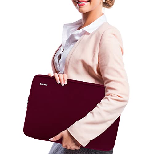 Laptop Case 15.6 Inch, Durable Shockproof Protective Cover Flip Case Briefcase Carrying Bag Compatible with 15.6" HP, ASUS, Lenovo, Acer, Notebook, Computer, Ultrabook, Chromebook, Red - color: Red, size: 15.6 Inch