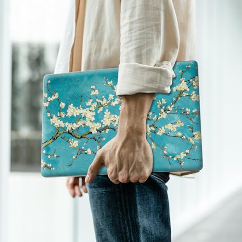 Reusable Universal Laptop Skin Sticker, Cut to Fit for 11.6–15.6 Inch Laptops, Waterproof Protective Film, No-Residue - Spring Blossom Branches - color: Spring Blossom Branches