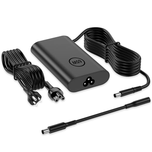65W Laptop Charger Compatible with Dell Latitude 5400 5480 5490 5590 5500 5410 5510 7480 D630 D830 5480 D820 Inspiron N5110 N5010 N7110 AC Power Adapter - size: 65 W 7.4x5.0 Mm Or 4.5x3.0 Mm
