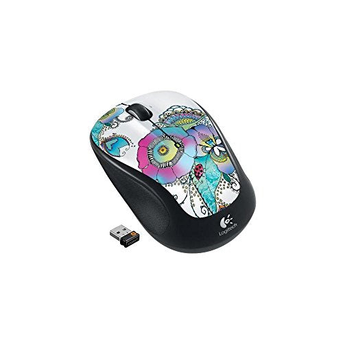 Logitech M325 Wireless Mouse with Designed-For-Web Scrolling - Lady on the Lily - color: Lady On The Lily