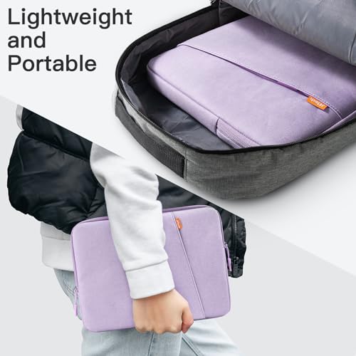 JETech Laptop Sleeve for MacBook Neo (A18 Pro), 14-InchMacBook Air/Pro, MacBook Pro M1-M5 2021-2026, Waterproof Bag Case with Pocket, Compatible with 14 Inch Notebook (Light Purple) - color: Light Purple, size: 14-Inch