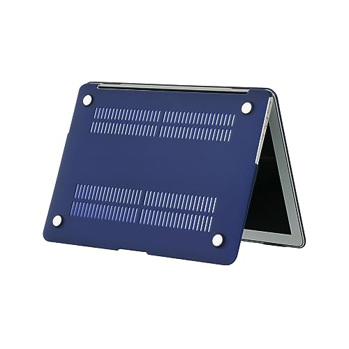 RUBAN Case Compatible with MacBook Air 13 Inch (Models: A1369 & A1466, Older Version 2010-2017 Release), Slim Snap On Hard Shell Protective Cover and Keyboard Cover (Blue) - color: Blue
