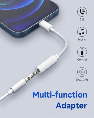 Criello USB C to 3.5mm Audio Headphone Jack Adapter | Type C Aux Audio Dongle Cable Cord Compatible with iPhone 17/16/15 Pro/Max/Plus, iPad, MacBook, Samsung Galaxy(100 Pack) - size: 100 Pack