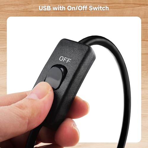 Cable Matters 5Gbps USB 3.0 Extension Cable with On Off Switch, 1ft | Supports Data and Power, USB 3.0 On/Off Switch - size: 1 Foot