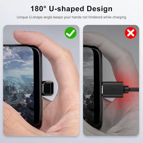 USB 4.0 Digital Display USB C Male to Female 40Gbps Adapter (2 Pack), 180 Degree Angled Connector 140W Power 8K@60Hz Video Compatible with iPhone 16, Samsung and More USB-C Devices, Black - style: AY-Ushape-dd-bk