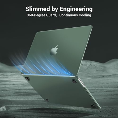 MOSISO Compatible with MacBook Pro 16 inch Case M5 M4 M3 M2 M1 2026-2021 | Seamlessly Closes Anti-Crack&Anti-Fingerprints Hard Shell for A3429 A3428 A3403 A3186 A2991 A2780 A2485, Emerald Green - color: Emerald Green