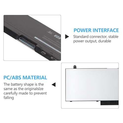 WJ5R2 11.4V 84Wh Battery Compatible with Dell Precision 3510 M3510 | Replacement Laptop Battery Compatible with Latitude 5570 E5570 - size: 14.61*4.96*1.26inch WJ5R2