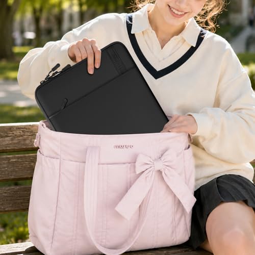 MOSISO Laptop Sleeve Compatible with MacBook Neo 13/Air 13.3 13.6/Pro 13 | 360 Degree Protective Portable Water Resistant Laptop Carrying Case Computer Bag with Vertical Pocket&Small Case, Black - color: Black, size: 13 inch