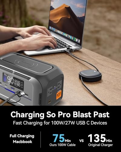 5 in 1 Retractable Cable,100W Multi Charging Cord for Multiple Devices | Adjustable Length Retractable Charger Cable & Phone Holder, USBA/C/Lightning/Micro for iPhone 17-11 Pro/Max, Galaxy, iPad, Ps