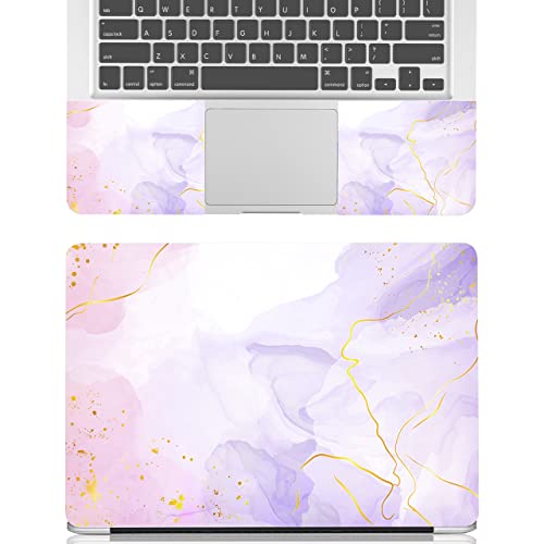 12.1 13 13.3 14 15.4 15.6 Inch Laptop Skin Decal, Laptop Skins Stickers Decals for Notebook PC, Universal Reusable Vinyl Laptop Cover Sticker, Waterproof Art Deal Protector I Pink Purple Marble - color: Pink Purple Marble