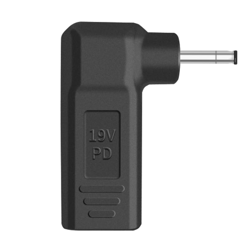 100W USB-c to DC 20v 4.0x1.7mm Adapter, USB C to 4.0mm X 1.7mm 20V Made for Lenovo Yoga 710-15ikb Ideapad 330 330s 530s S530 s130 330-15IGM 330-17IKB 330-14AST - style: 4.0x1.7mm