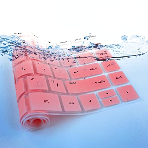 Keyboard Cover for HP Pavilion x360 14 & HP Laptop 14-dk 14m-dh 14-dq 14-fq 14-cd/ce/cf 14-dq0052dx 14-dq6014dx 14-dq0760dx 14-dq0040nr 14-fq0013dx 14-cf2112wm 14-dk0002dx 14m-dh0003dx 14m-cd0003dx - color: Gradual Pink