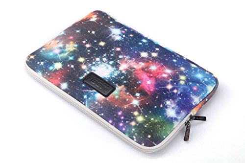 BSLVWG 10 Inch Laptop Sleeve Multi-Color & Size Choices Case/Water-Resistant Neoprene Notebook Computer Pocket Tablet Briefcase Carrying Bag/Pouch Skin Cover - color: Starry Sky Blue, size: 10 inch