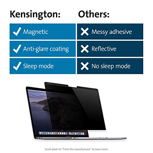Kensington MagPro™ Elite Magnetic Privacy Screen for MacBook Pro 13" (K58360WW) - size: 13.3" MacBook Pro