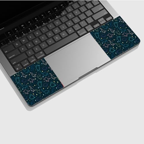 Universal Laptop Skin Sticker with 2 Wrist Pad Skins, Waterproof Scratch Resistant Vinyl Laptop Cover Decal, Cut to Fit for 11–15.6 Inch MacBook HP Dell Lenovo, Dinosaurs - color: Dinosaurs