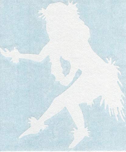 Hula Dancer Girl Vinyl Decal Window Sticker 05013 | Traditional Dance Hawaii Wahine, Tropical Hawaii Florida Island Beach, Cars Trucks Moped Helmet Hard Hat