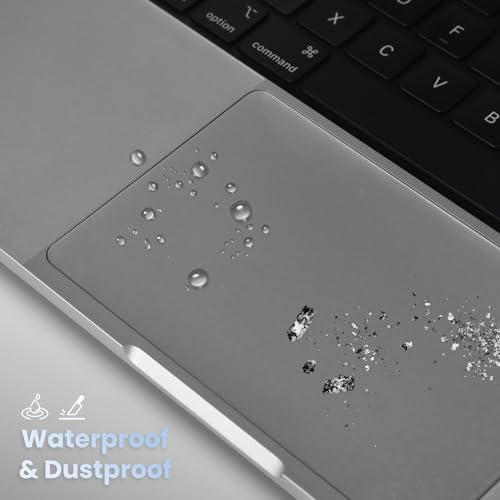 Palm Rest Cover Compatible with 2025 2024 MacBook Air 15" M4 M3 Chip A3241 A3114 Trackpad Protector Skin for Apple MacBook Air 15.3 Inch M4 M3 A3114 Touchpad Cover Trackpad Protector, Clear - size: 2024+ MacBook Air 15.3" M4 M3(Clear)
