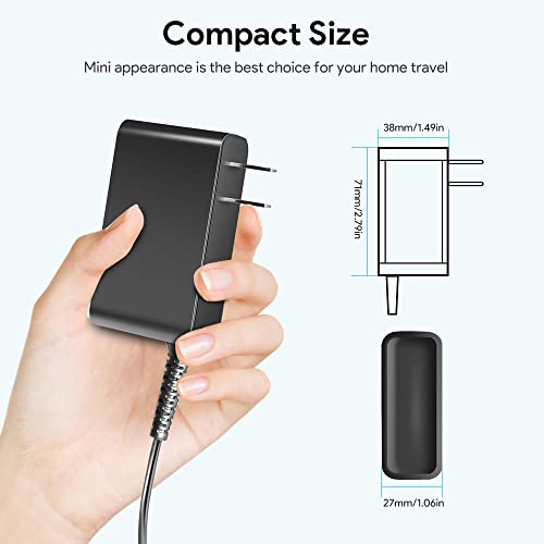 TAIFU 12V AC Adapter Charger Compatible with Laptop Computer Auusda F152 F152A T152A T156A A146G F146 Y140 T140J T141J Y140N Intel N95 N5095 N150 J4105 J4125 14.1" 15.6" Power Supply Cord