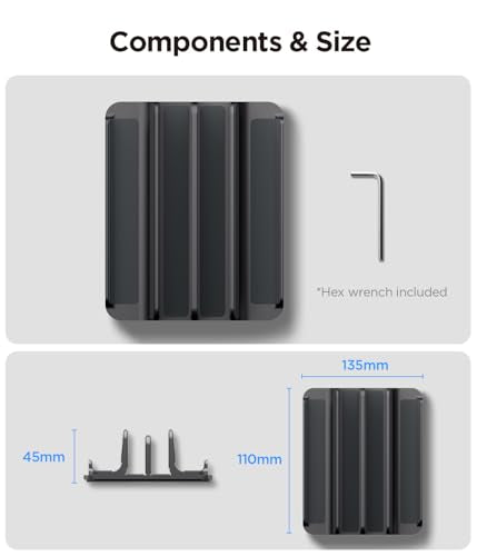 Spigen Vertical Laptop Stand Holder for Desk | with Adjustable Dock, 4 Slots Total for All MacBook 11"-16"/HP/Dell/Surface/Samsung/LG/Chrome Book - Space Gray