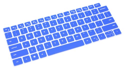 Silicone Keyboard Cover Skin Compatible for Dell Latitude 5440 5430 5431 5420 14", Dell Latitude 14" 7440 7430 7420 7410, Dell Latitude 14" 9000 9420 9430, Dell Latitude 9520 9510 7520 15.6" (Blue) - color: Blue