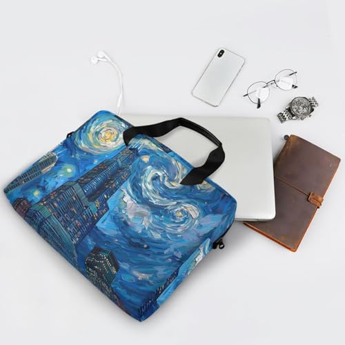 ALAZA Purple Dragon Laptop Case Bag Sleeve Portable Crossbody Messenger Briefcase w/Strap Handle, 13 14 15.6 inch - color: Multicolor6