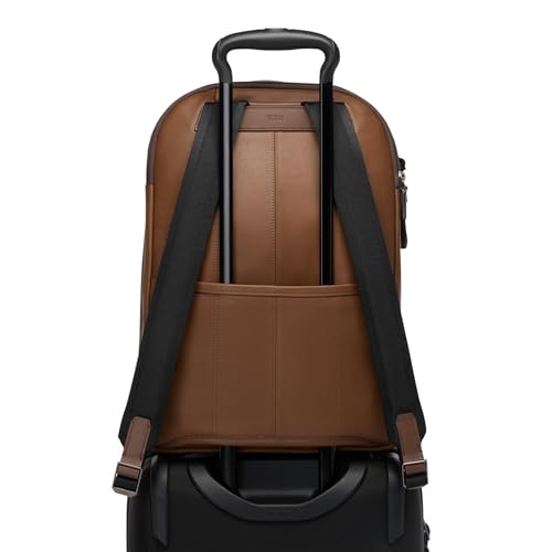 TUMI - Harrison Warren Backpack - 15-Inch Laptop Backpack - Stylish Women's & Men's Backpack for Travel & Business - Cognac Bombe - color: Cognac Bombe