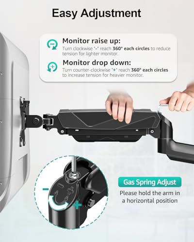 MOUNT PRO Monitor and Laptop Mount for 2 Max 27" Computer Screens, Laptop Tray Fits 10-17inch Notebook, 3-in-1 Adjustable Laptop and Monitor Desk Mount with VESA Bracket 75/100mm