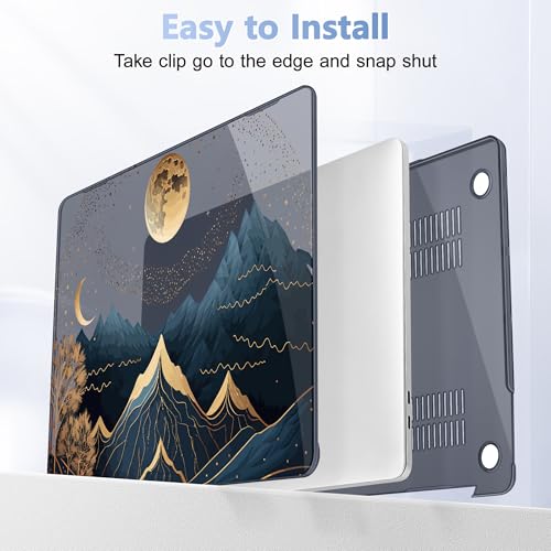 May Chen Compatible with MacBook Pro 13 inch Case with Touch Bar 2022 2021 2020 Release A2338 M1/M2 A2251 A2289, Plastic Hard Shell Case with Keyboard Cover, Traditional - color: Traditional