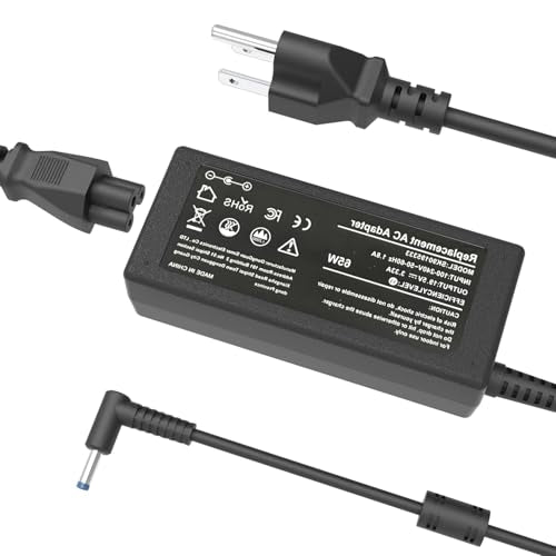 65W USB C AC Adapter Laptop Charger Compatible with Dell Latitude 3450 5520 7420 5420 5550 5450 5440 5430 5540 5530 7440 Inspiron 14 16 XPS 13 Chromebook 3100 Computer Power Cord (Black5) - color: Black5