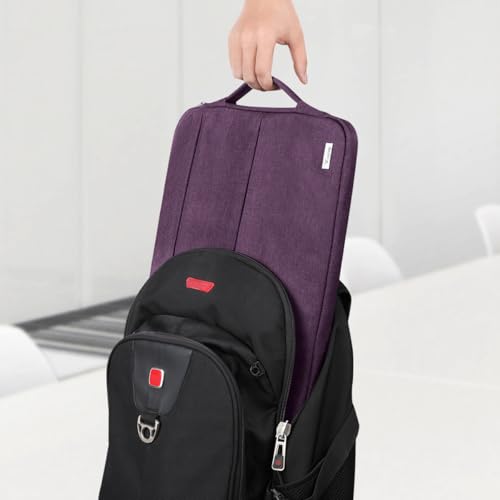 Voova Laptop Sleeve Carrying Case 14 15 Inch Compatible with MacBook Air 15 M2/M3/M4 2022-2025, MacBook Pro 15, Hp Chromebook 14, Waterproof Slim Computer Cover Bag,Dark Purple - color: Dark Purple, size: 14-15 Inch