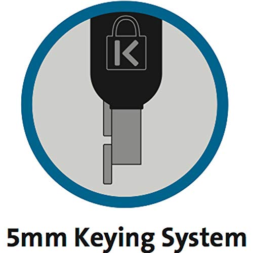 Kensington N17 Dell Laptop Lock - Keyed (K64440WW), Black and Silver, 1.1"x0.4"x0.4" | Keyed security locking cable, deters laptop theft, fits Dell laptop security slots - size: Keyed