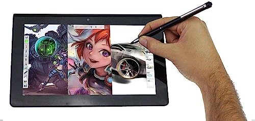 Black Fine Point Digital Active Stylus Pen - Compatible with HP EliteBook x360 1040 G8 2-in-1 Touchscreen Laptop